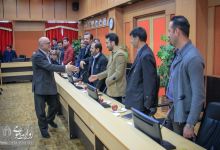گزارش تصویری |  ديدار هيات رئيسه دانشگاه با کارکنان حوزه ریاست دانشگاه 
